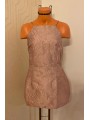 Rochie mini / bluza lunga halter cu fir stralucitor Missguided (Petite)